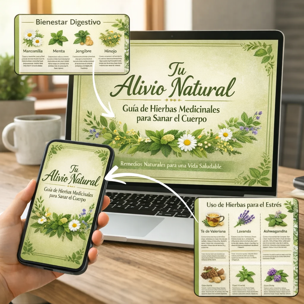 Tu Alivio Natural: Guía de Hierbas Medicinales para Sanar el Cuerpo